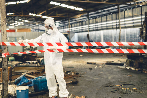 Professional Crime Scene Cleanup technician working in Runnemede, NJ